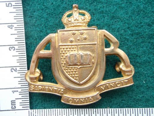 Gradia Militaria -  Adelaide University Cap Badge 1948-53