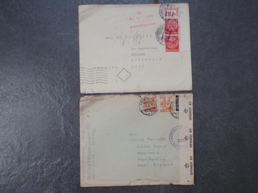 Gradia Militaria -  Nazi Stamped Envelopes
