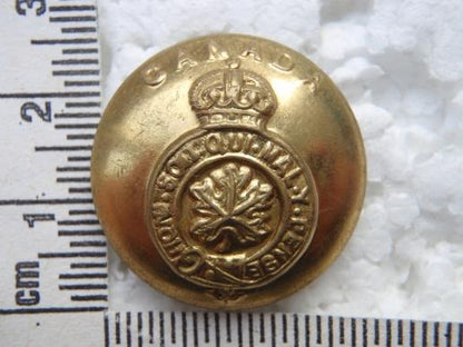 Gradia Militaria -  WW2 'CANADA' Military Button