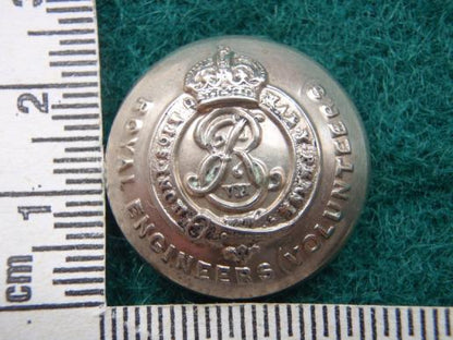 Gradia Militaria -  Edward VII R.E Volunteers w/m Button