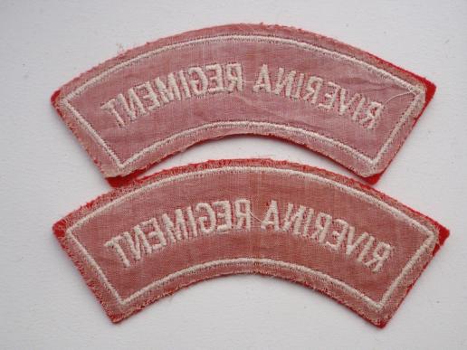 Riverina Regt (56th Inf Bn) Shoulder Titles