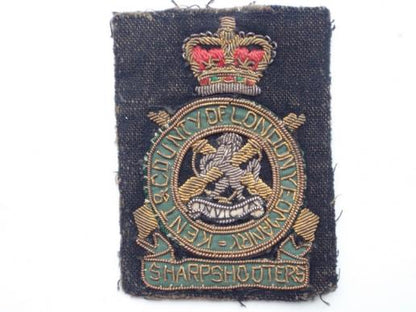 Gradia Militaria -  'C' Squadron 'Sharpshooters' K.C.L.Y Blazer Badge