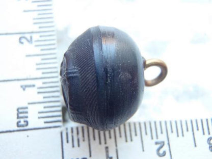 Q/C Rifle Militia Black Button