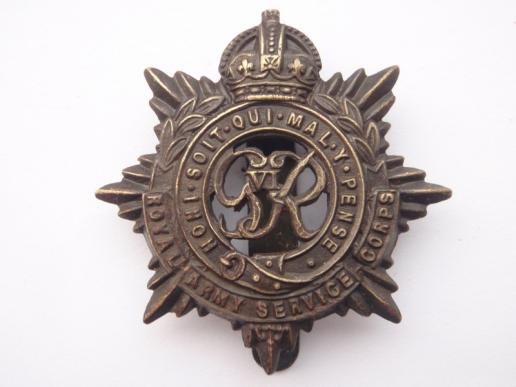 Gradia Militaria -  WW2 R.A.S.C Cap Badge