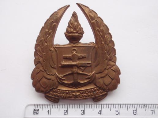 Gradia Militaria -  South African Army Gymnasium Cap Badge