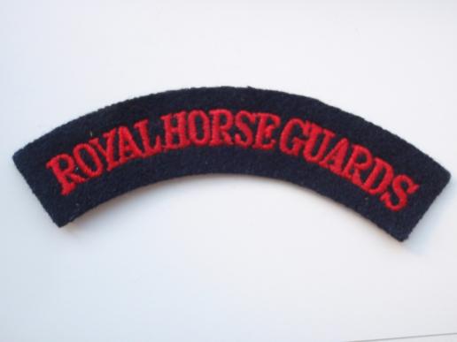 Gradia Militaria -  ROYAL HORSE GUARDS Cloth Shoulder Title
