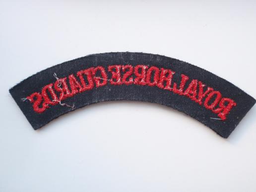 ROYAL HORSE GUARDS Cloth Shoulder Title