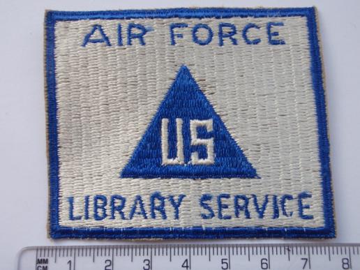 Gradia Militaria -  WW2 U.S Air Force Library Service Patch