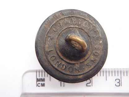 Early K/C Metropolitan Police Black Horn Button