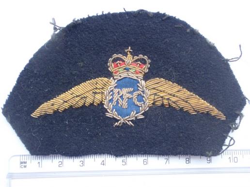 Gradia Militaria -  R.F.C (Royal Flying Corps) Bullion Blazer Badge