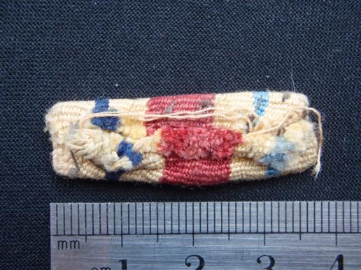 Africa Star 'V' (Victory) POlish Worn Ribbon