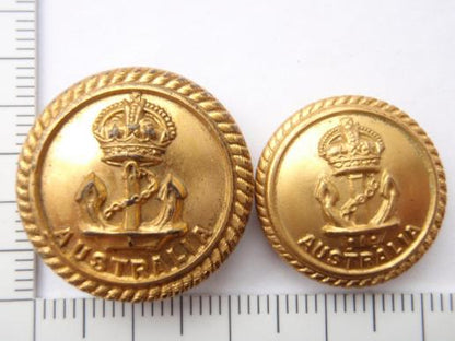 Gradia Militaria -  WW2 Royal Australian Navy (RAN) Buttons