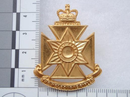 Gradia Militaria -  The Melbourne Rifles 58/32nd Inf Batt Cap Badge