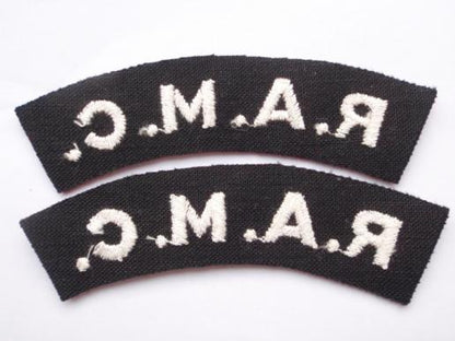 R.A.M.C Cloth Battledress Shoulder Titles