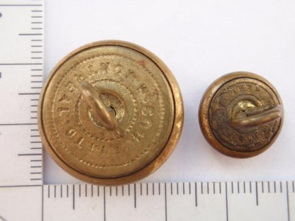 WW2 Royal Canadian Navy Gilt Buttons