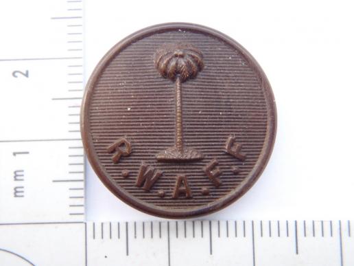 Gradia Militaria -  R.W.A.F.F Brown Plastic Button