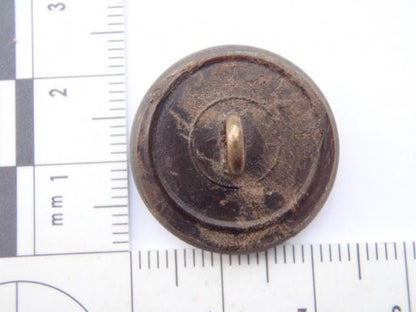 R.W.A.F.F Brown Plastic Button