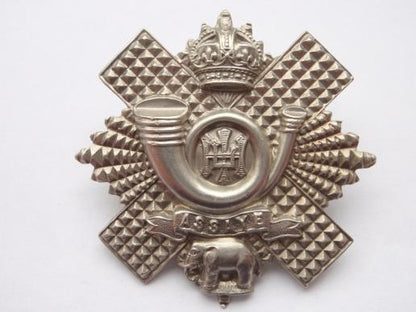 Gradia Militaria -  WW1/2 Highland Light Infantry Cap Badge