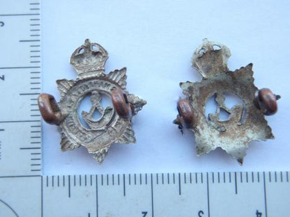 WW2 Madras & S.Mahratta Rly Rifles collars