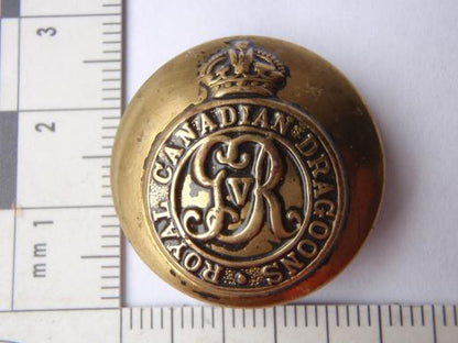 Gradia Militaria -  WW1 Royal Canadian Dragoons button