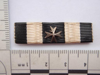 Gradia Militaria -  Post 1898 service medal ribbon of the order of st john