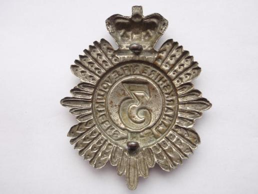 QVC 3rd Lanark R.V.C Shako Plate