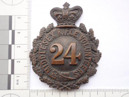 Gradia Militaria -  QVC 24th Middlesex Vounteers (Post Office) Shako