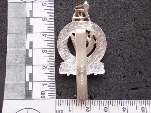Queens Royal Irish Hussars Anodised Cap badge