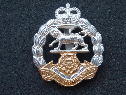 Gradia Militaria -  Anodised Royal Hampshire Regt Cap Badge