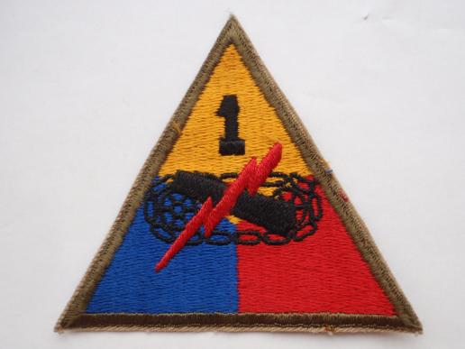 Gradia Militaria -  WW2 US 1st Armoured Div Patch