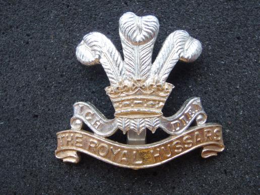 Gradia Militaria -  The Royal Hussars Anodised Cap Badge