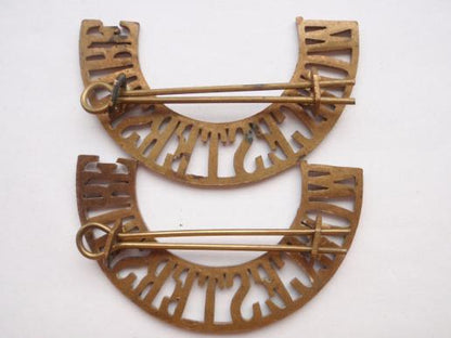 WW1 WORCESTERSHIRE Regt Titles