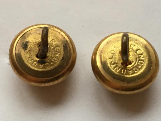 2 part Q/C officers RAF buttons