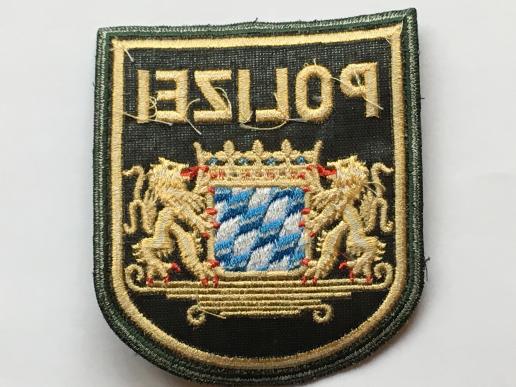 Polizei (Bayern Area) sleeve patch