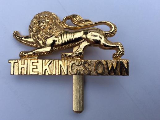 The King's Own Royal Regiment A/A cap badge