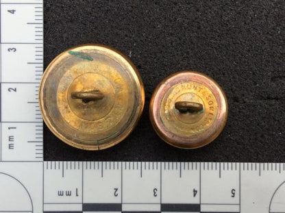 WW2 R.C.O.C gilt officers buttons