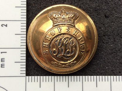 Gradia Militaria -  QVC Kings Shropshire Light Infantry Officers Button