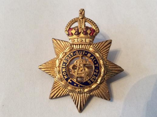 Gradia Militaria -  Boer War/ WW1 A.S.C gilt and enamel Sweetheart