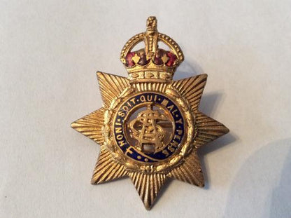 Gradia Militaria -  Boer War/ WW1 A.S.C gilt and enamel Sweetheart