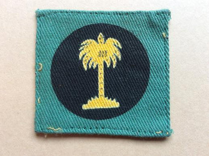 Gradia Militaria -  W.W2 Nigeria District Printed formation sign