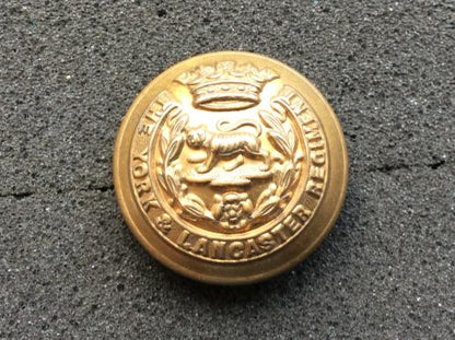 Gradia Militaria -  The York & Lancaster Regiment Button