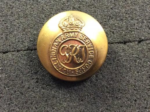 Gradia Militaria -  K/C Royal Indian Army Service Corps Officers Button