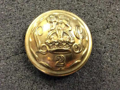 Gradia Militaria -  Pre 1922 2nd Life Guards Brass Button