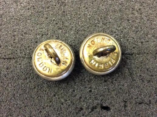 Post 1952 Nyasaland Police w/m Hat Buttons