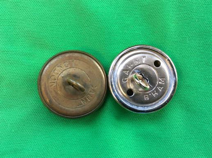 Blues and Royals brass and Anodised Buttons