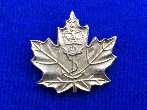 Gradia Militaria -  Canadian Naval Officers Collar badge