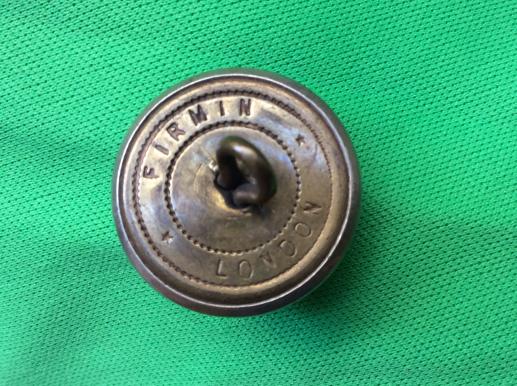 Palestine Police Silver Plated Button