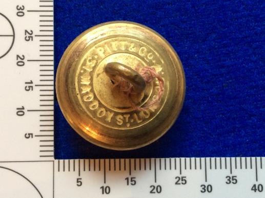 Post 1881=The South Wales Borderers Gilt Button
