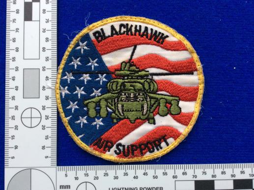 Gradia Militaria -  US Army Blackhawk Helicopter Air Support Patch