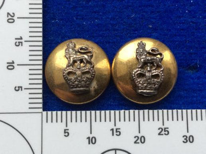 Gradia Militaria -  The Queens Own Royal West Kent Regt Officers Hat Buttons